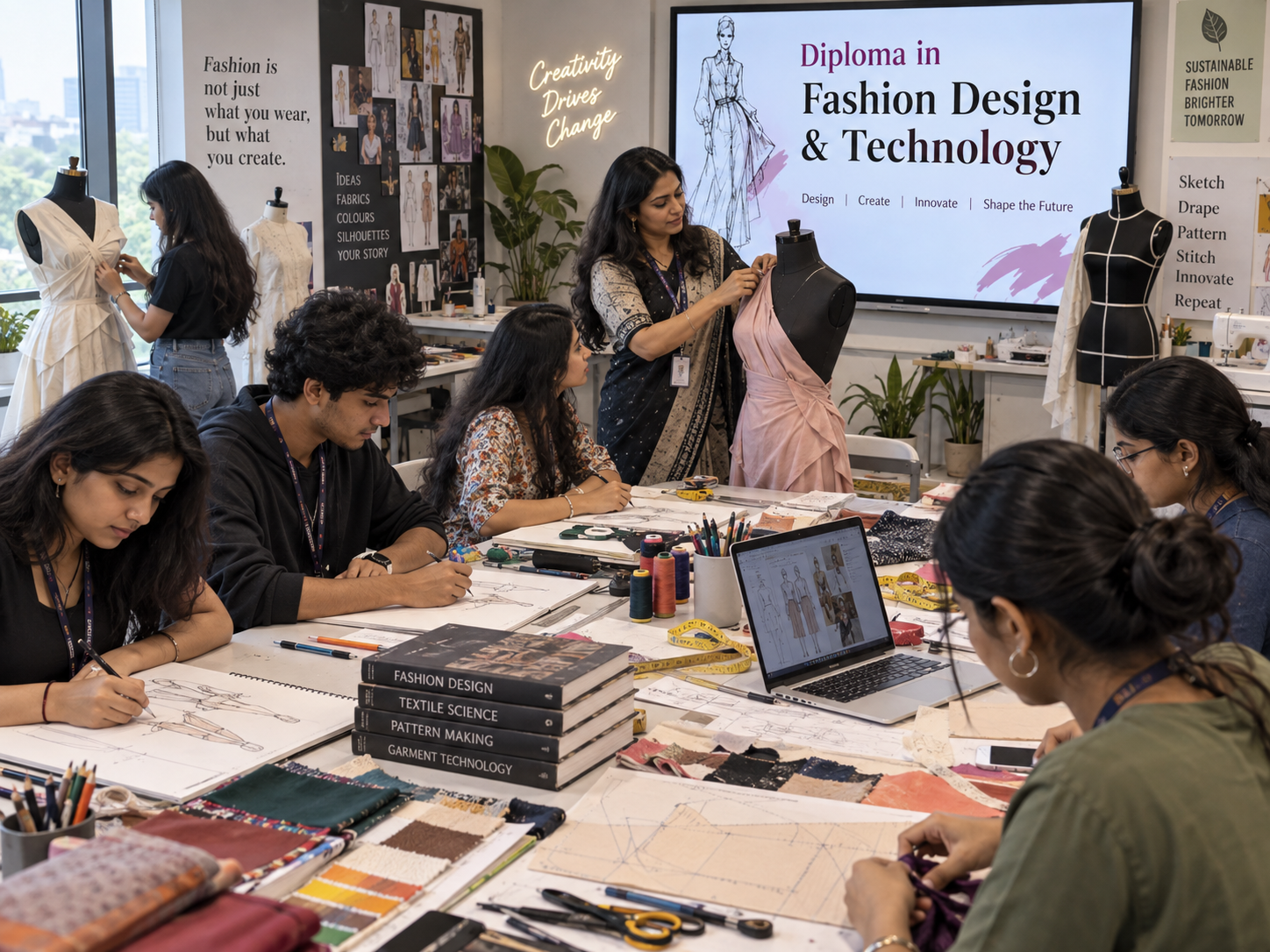 Diploma in Fashion Design & Technology course banner
