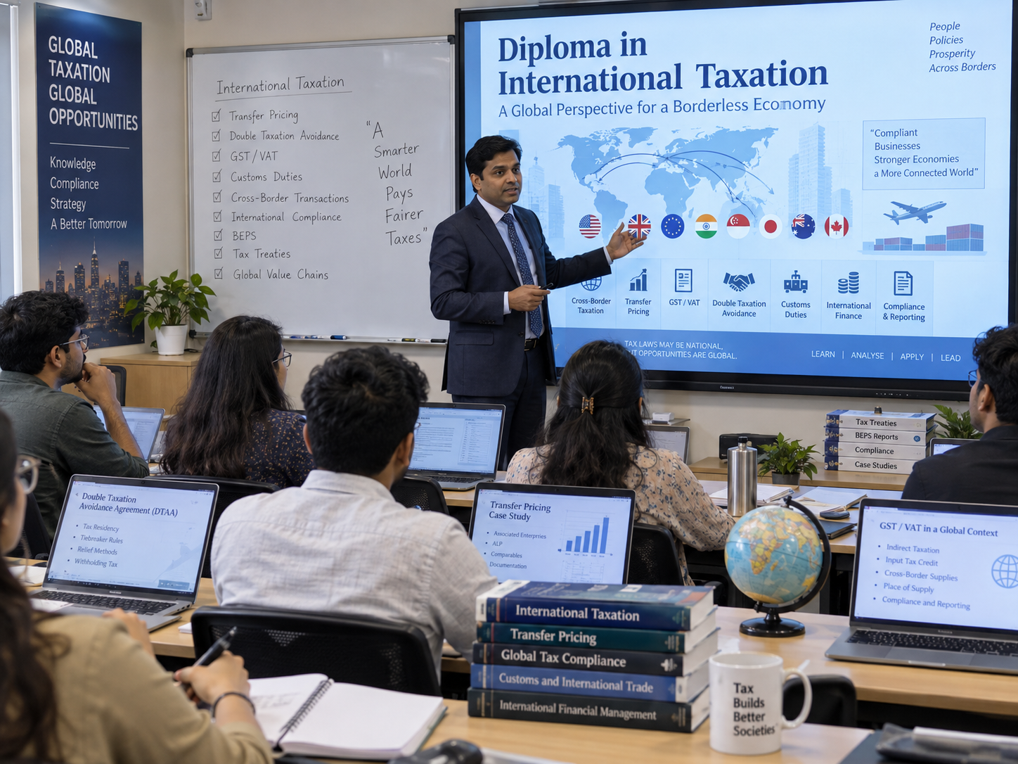 Diploma in International Taxation course banner
