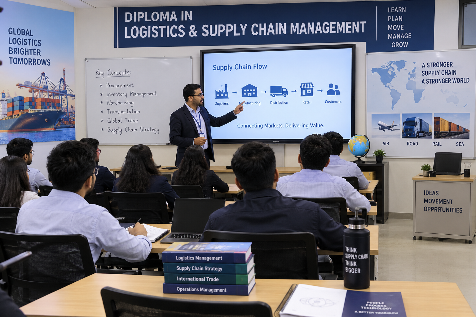 Diploma in Logistics & Supply Chain Management course banner